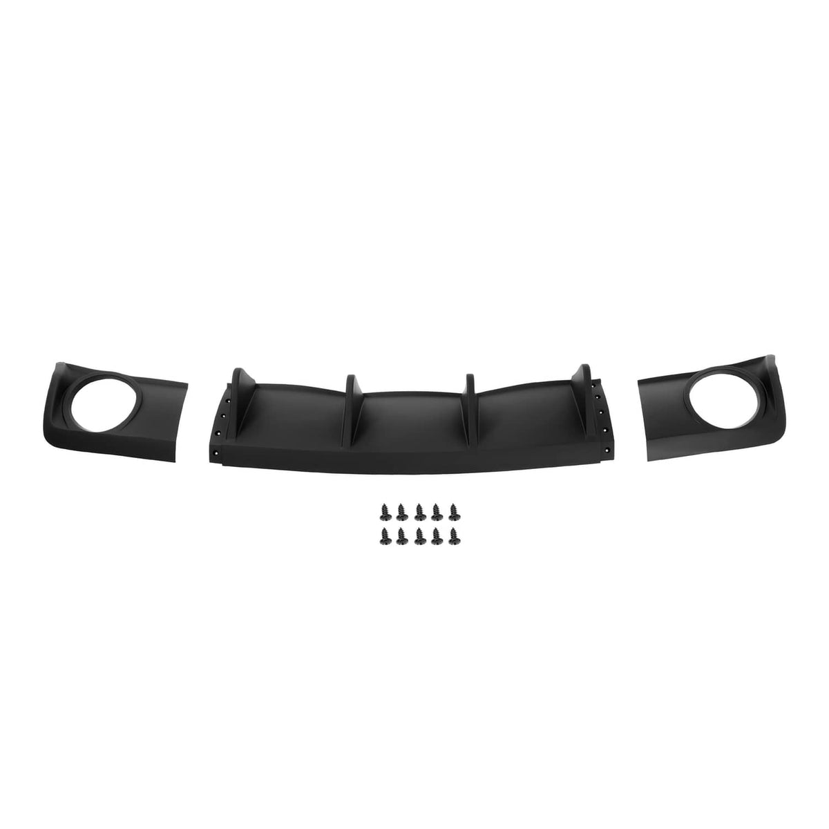 Solid Spare Fits Chevrolet Camaro 2010-2013 Matte Rear Bumper Lip Diffuser Spoiler PP