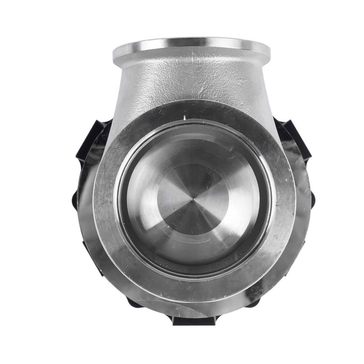 Solidspare Black 44MM Wastegate External Turbo W/ TIAL V-Band Flange Spring MV-R 14PSI