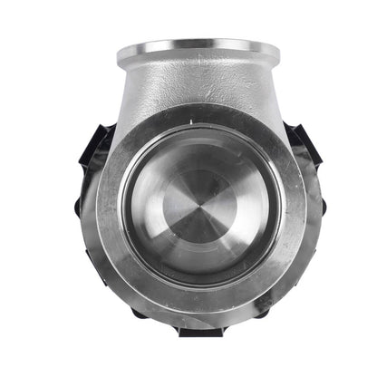 Solidspare Black 44MM Wastegate External Turbo W/ TIAL V-Band Flange Spring MV-R 14PSI