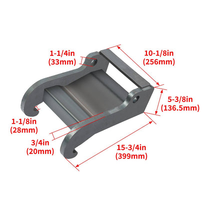 Solidspare For Bobcat 325 328 331 334 337 341 Quick Attach Coupler Bracket Excavator Bucket