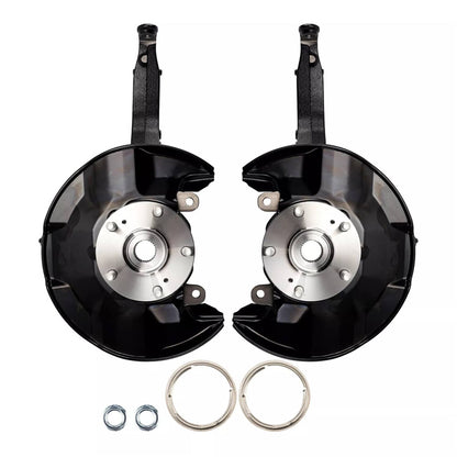 Solidspare Front Left&Right Wheel Hub Bearing & Steering Knuckle For Honda Accord 2008-2012