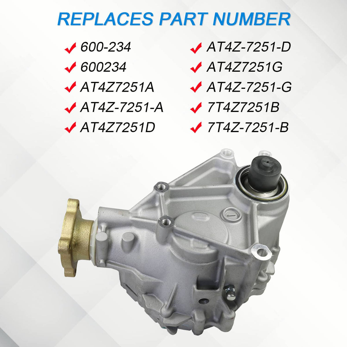 Solidspare For 2007-2014 Ford Edge AWD Power Take Off PTO Drifferential OEM # AT4Z-7251-G