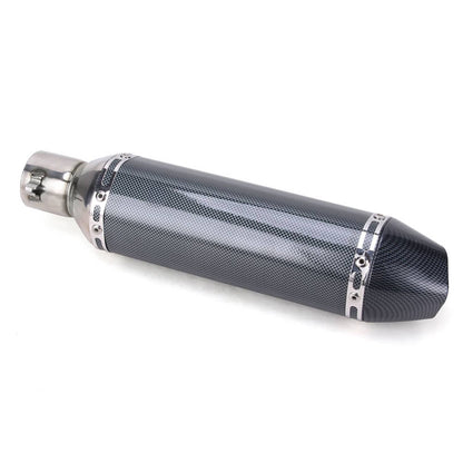 Solidspare Slip on 51mm Universal Motorcycle Exhaust Muffler Pipe with DB Killer Silencer