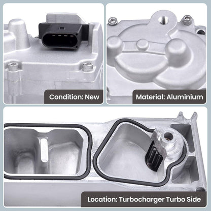 Solidspare Turbo Actuator Set wi/Calibration for 2013-18 Dodge Cummins ISB 6.7L OEM HE300VG