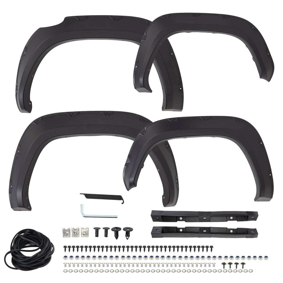 Solidspare For Toyota Tacoma 2016-2023 3.5L V6/ 2.7L l4 Front Rear Wheel Fender Flare Trim