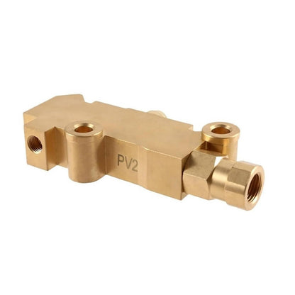 Solidspare Brass Truck Disc/Drum Brake Brass Proportioning Valve For Chevrolet C10 C20 C30