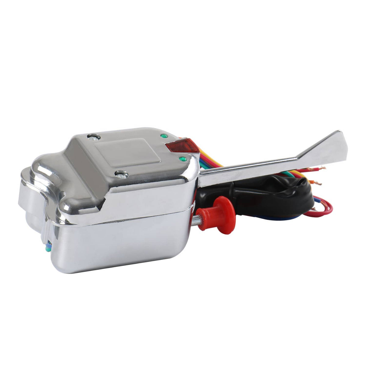 Solidspare Chrome 12V Universal Rat Hot Rod Turn Signal Switch For FORD GM With Flasher