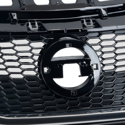 Front Bumper Upper Grille Chrome For 2017-2019 Nissan Versa Note 623109ME0A