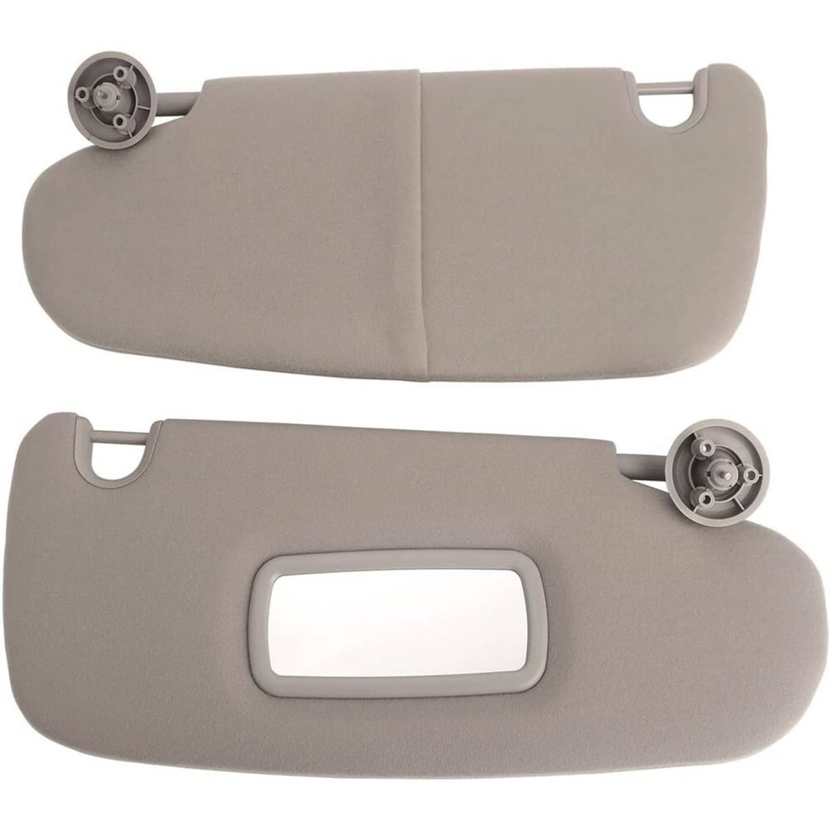 Solidspare 1Pair Sun Visor Set Left & Right For 2002-2009 Dodge Ram 1500 2500 3500 Beige