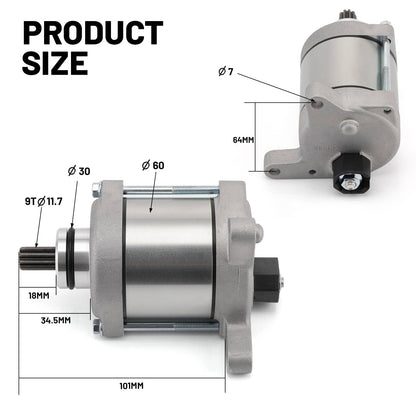 Solidspare For Honda CRF450 CRF450R CRF450RX 2019 2020 2021 2022 2023 2024 Starter Motor