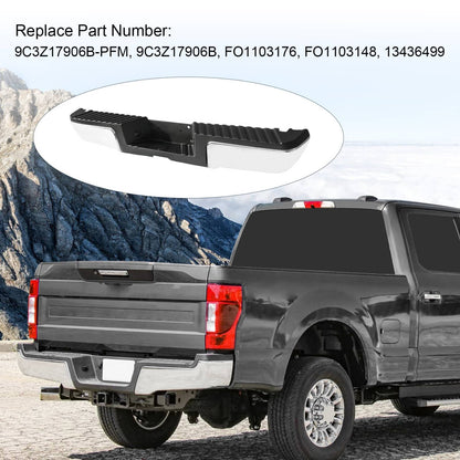Solidspare Rear Step Bumper FOR 2008-2016 Ford F250 Super Duty Chrome w/o Sensor Holes