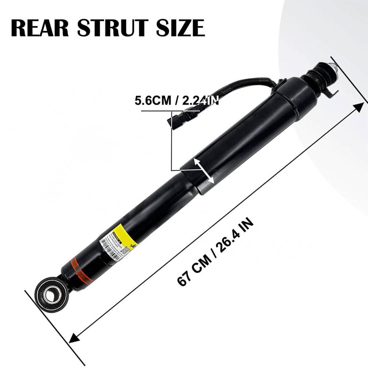 Solidspare 4Pcs Front Rear Shock Absorber Strut Assys For 03-09 Lexus & Toyota Land Cruiser