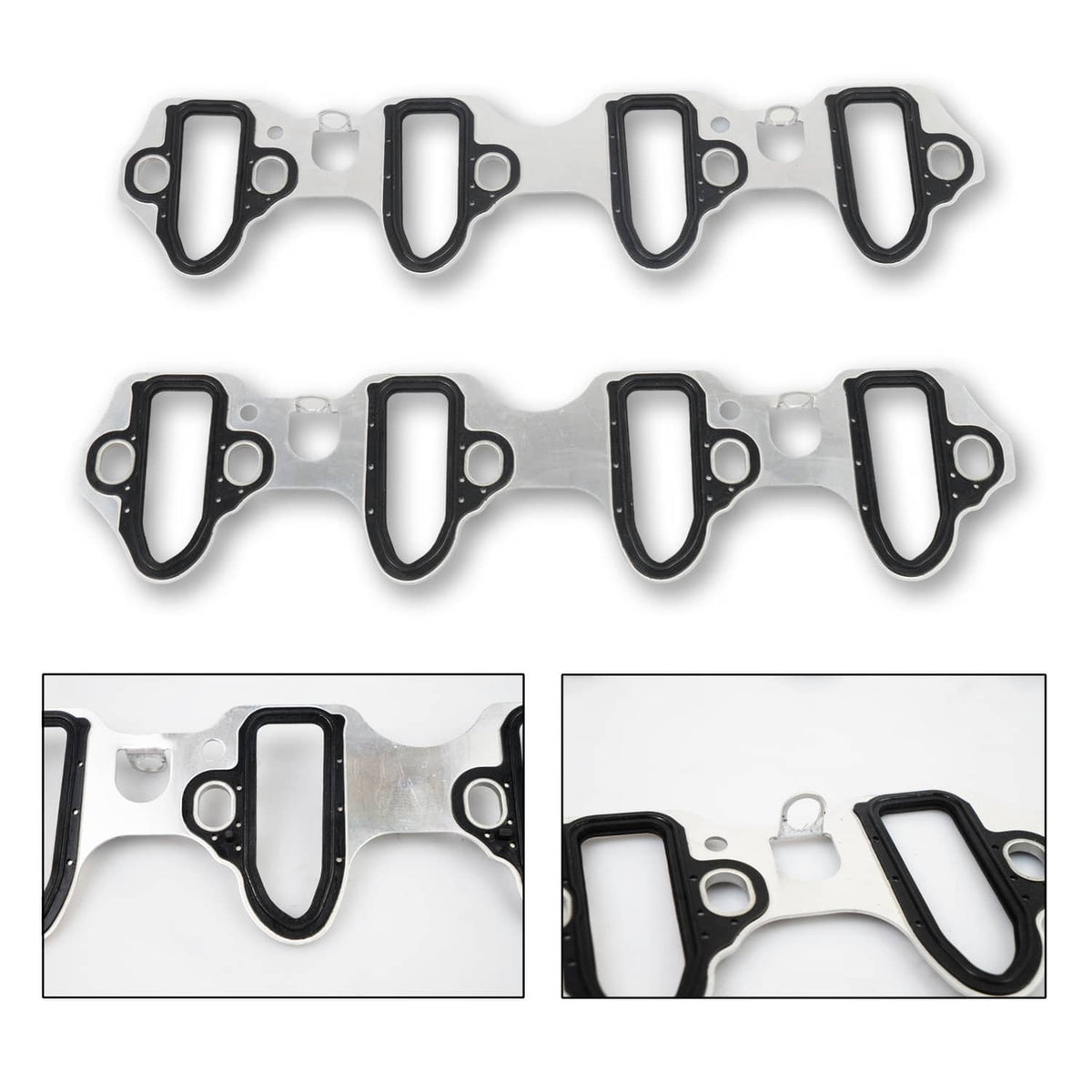 Solidspare For Fel-Pro Intake Manifold Gasket Set For Chevy LS 5.3L 4.8L 6.0L 6.2 Aluminum