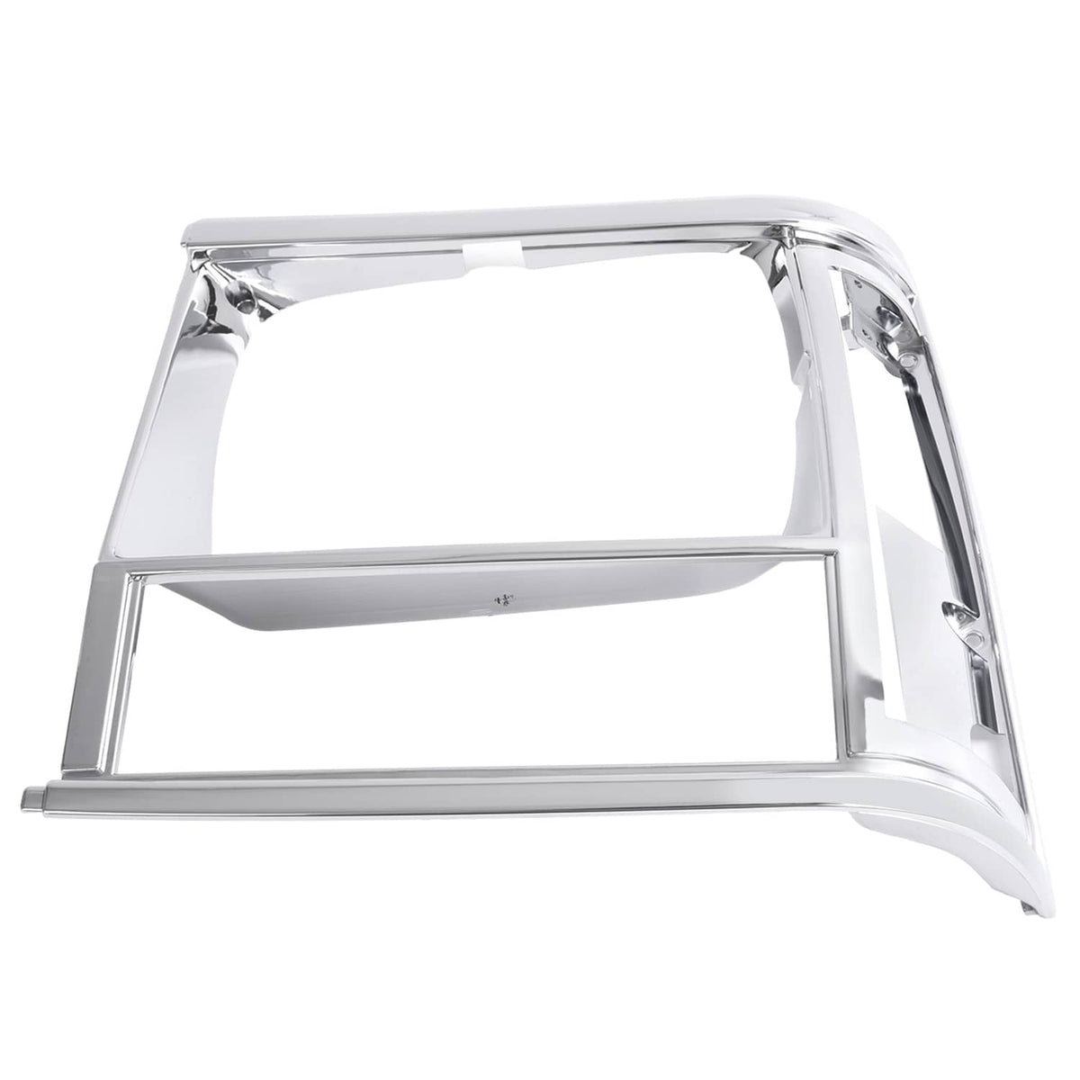 Solid Spare Chrome Left Headlight Door Bezel Trim For Jeep Cherokee 1991-1996 Comanche 91-92
