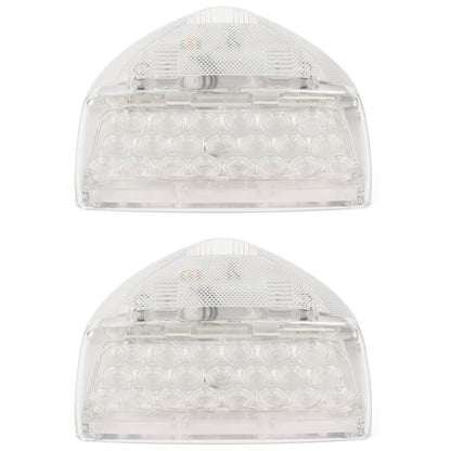 Solid Spare Pair 31 LED Turn Signal Light -Amber LED/Clear Lens RH LH For Peterbilt 379 359