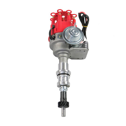 Solidspare FOR SMALL BLOCK FORD 289-302 Small HEI Distributor + SPARK PLUG WIRES