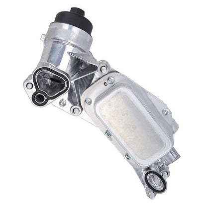 Solidspare 93186324 Engine Oil Cooler Filter Housing Assembly for Chevy Cruze Aveo 1.6L 1.8
