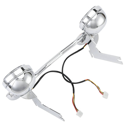 Solidspare 4.5" LED Passing Fog Spot Light Turn Signal Bar For Harley Electra Glide 94-13