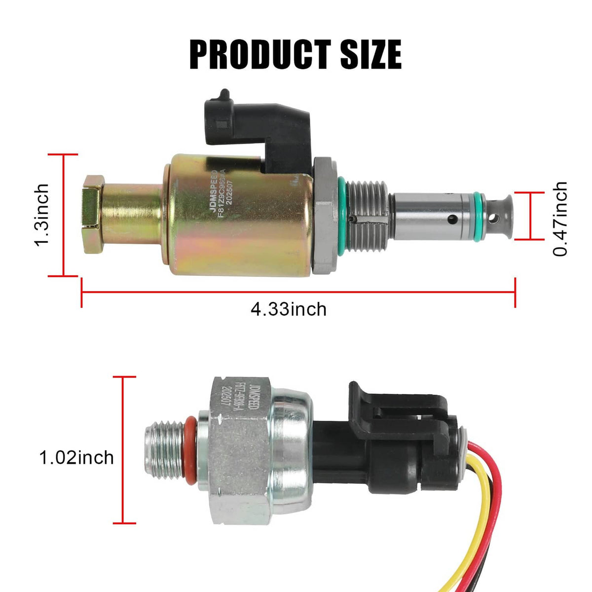 Solidspare IPR Fuel Injection Pressure Regulator Valve For Ford Diesel 7.3L 1995.5-2003