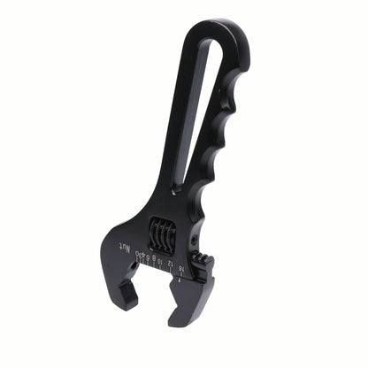Solidspare Aluminum 3AN-16AN Adjustable Wrench Tool Spanner Black For Hose End Fitting