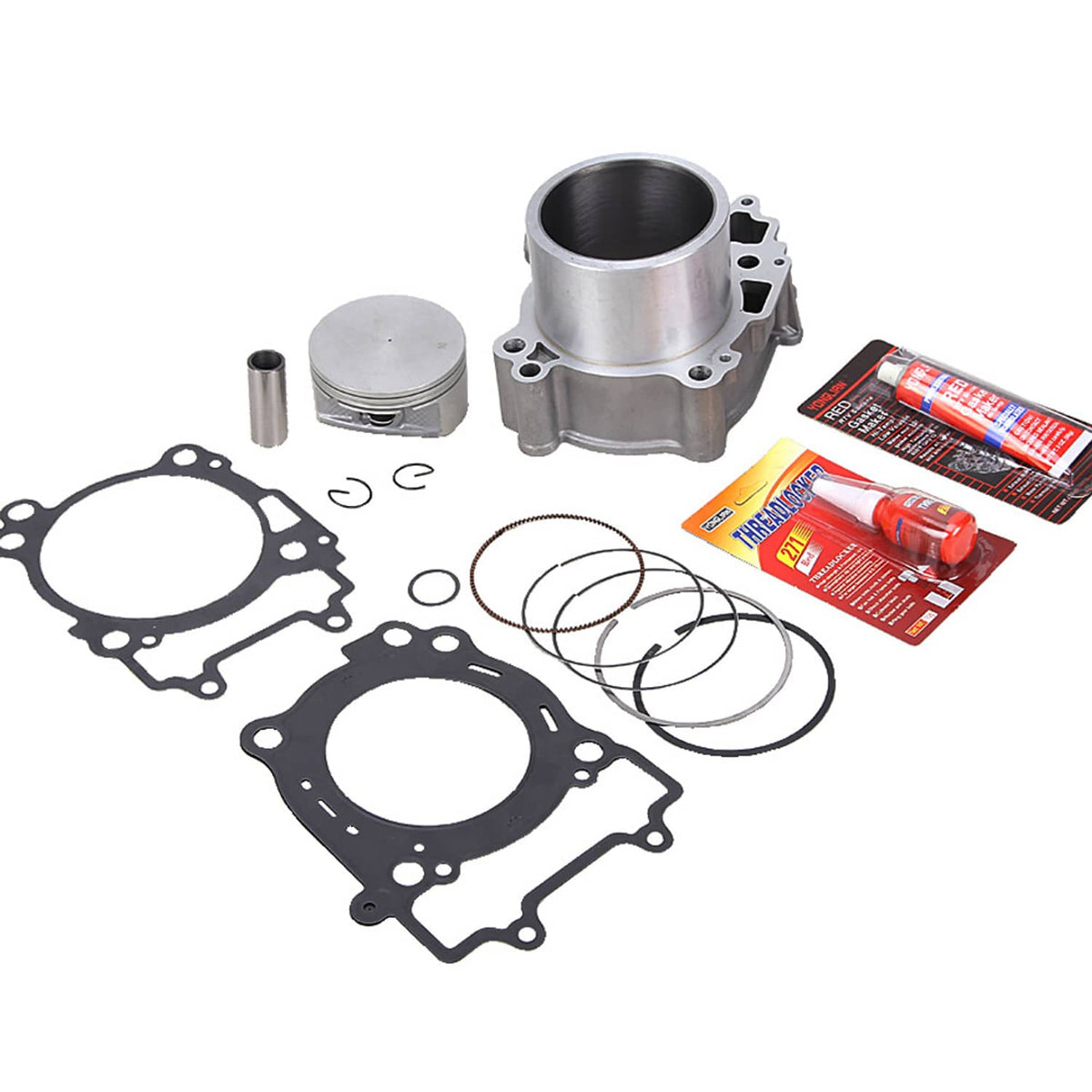 Solidspare For 2017-2022 Polaris Ranger 500 Top End Kit 93mm Cylinder Piston Gasket Kit New