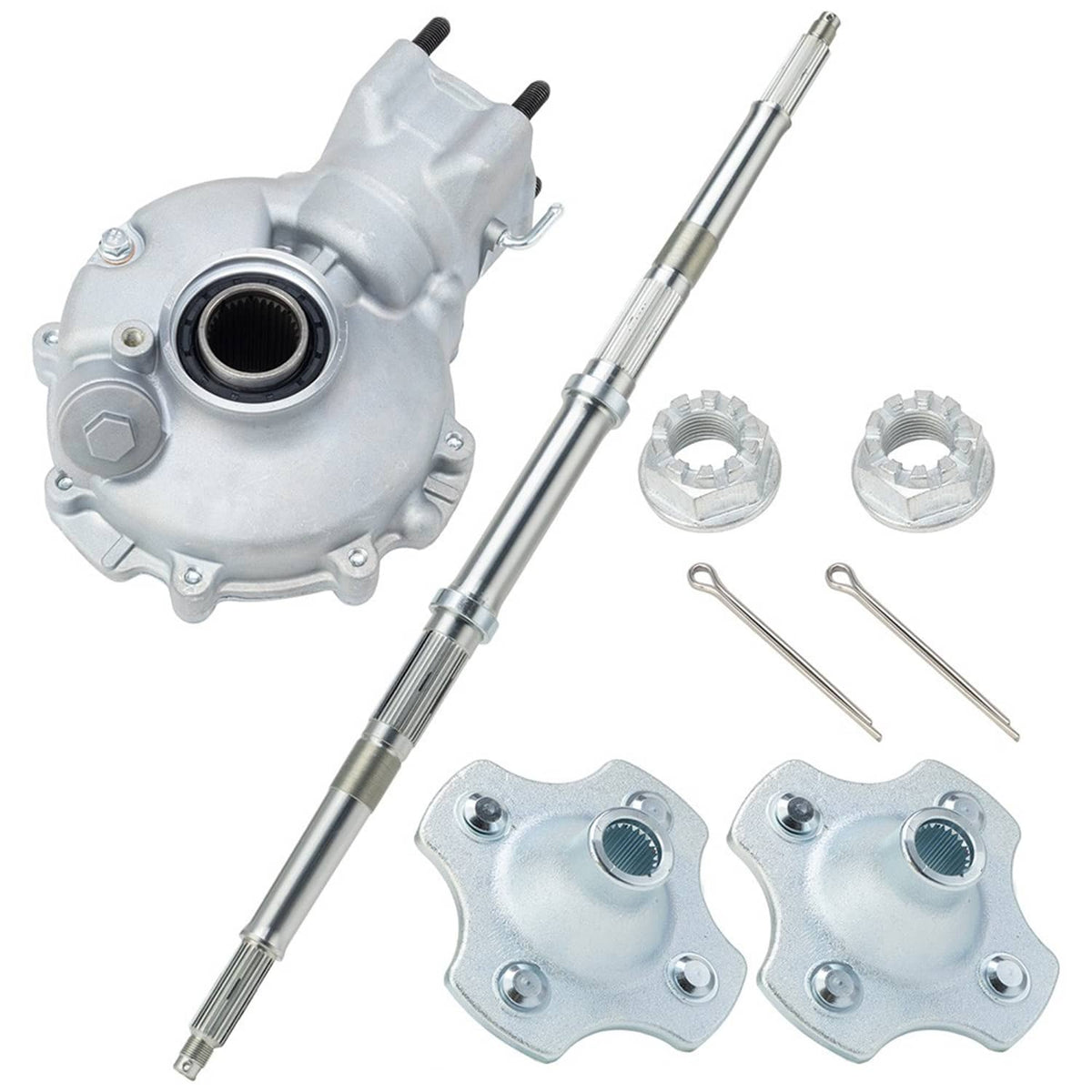 Solidspare Rear Differential Axle Shaft Wheel Hub Kit For Honda TRX300 Fourtrax 300 88-2000