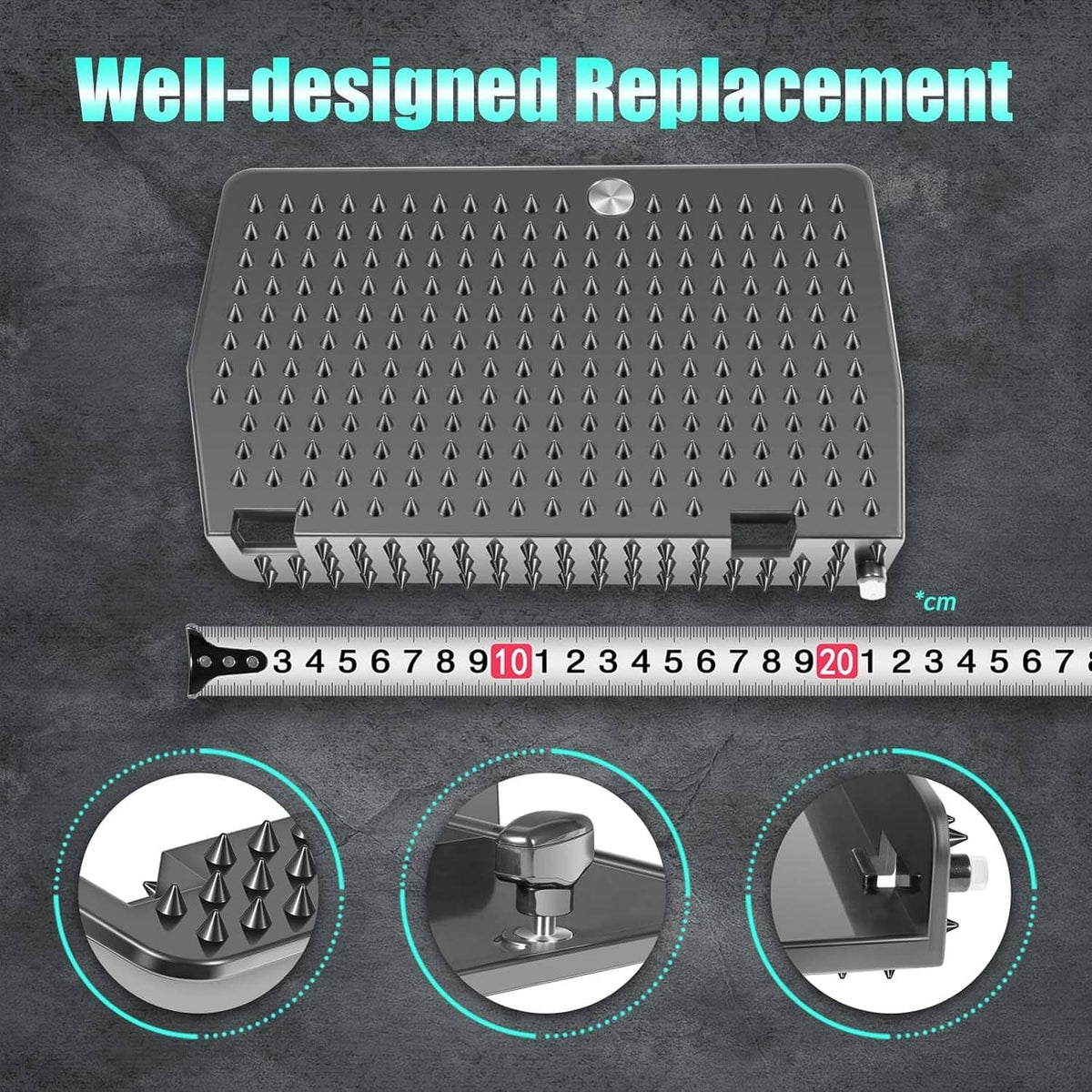 Solidspare Meat Slicer Remnant Holder 60220401708 for Bizerba SE12 SE12D GSP GSPG V12 VS12F
