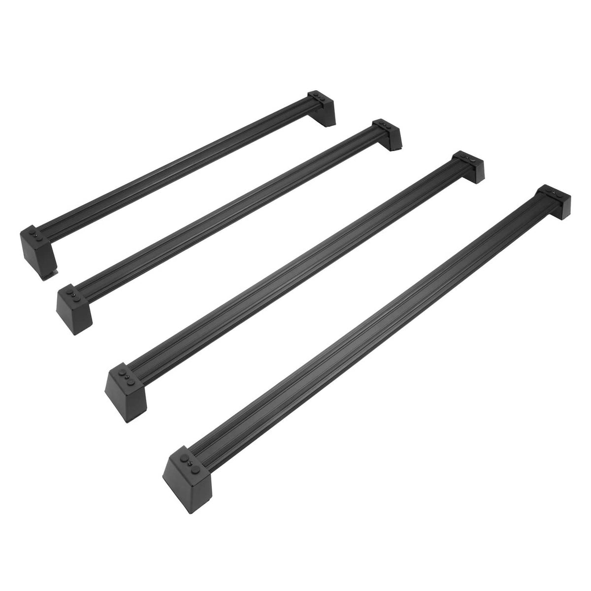 Solid Spare For Tesla Cybertruck 2024-Up Roof Rack Cross Bar Luggage Cargo Carrier 4 Pack