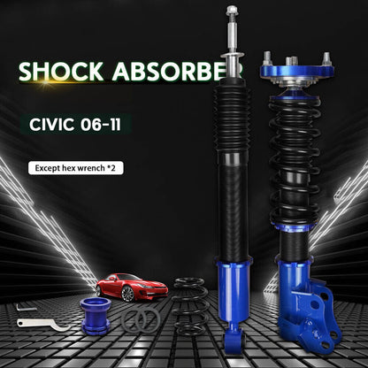 Solidspare Coilovers Suspension Kit For 2006-11 Honda Civic Adjustable Height Struts Shocks