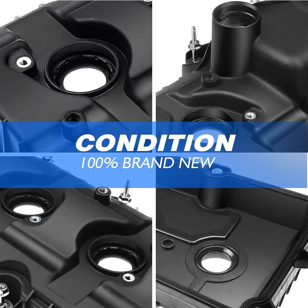 Solidspare 2Pcs Valve Covers Set for 2013-2016 Ford F-150 15-17 Ford Expedition 3.5L Turbo