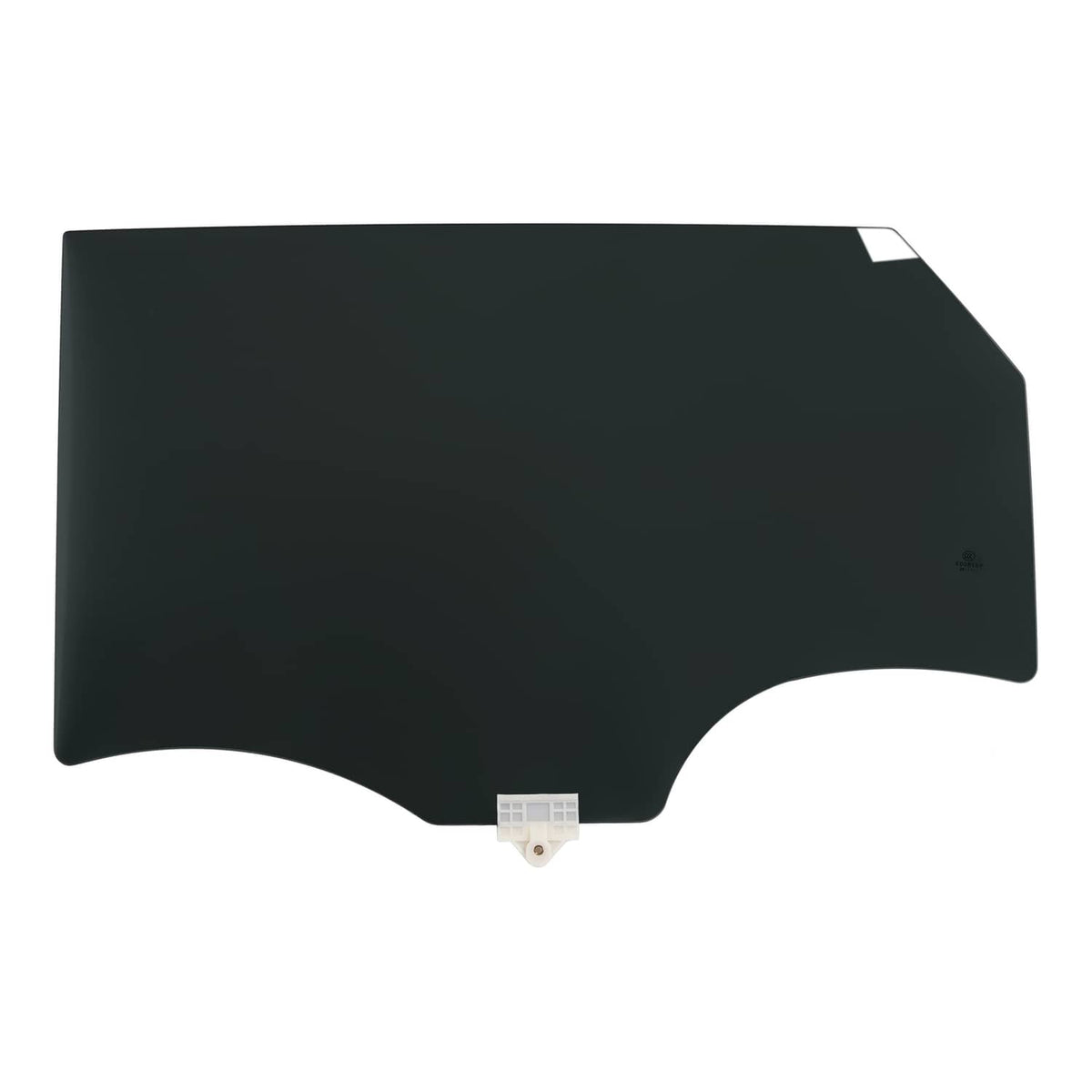 Solid Spare Dark Left Rear Driver Side Door Glass Replacement For Hyundai Tucson 2016-2021