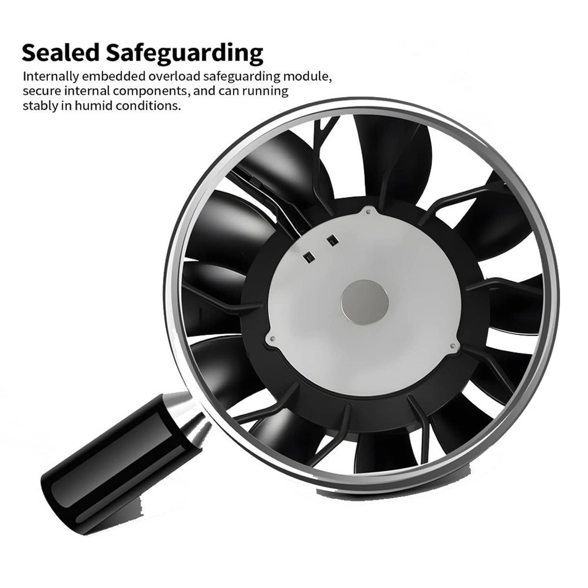 Solidspare Radiator Cooling Fan Assembly 2205000193 For 2000-2006 MERCEDES-BENZ S430 S500