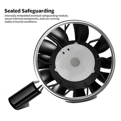 Solidspare Radiator Cooling Fan Assembly 2205000193 For 2000-2006 MERCEDES-BENZ S430 S500