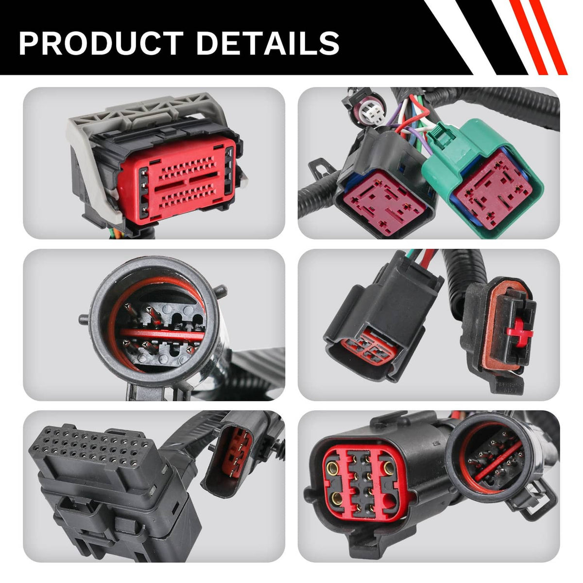 Solidspare 5C3Z-12B637-AA Wiring Harness NEW For Ford Super Duty Engine 6.0L 11/4/2004-2005