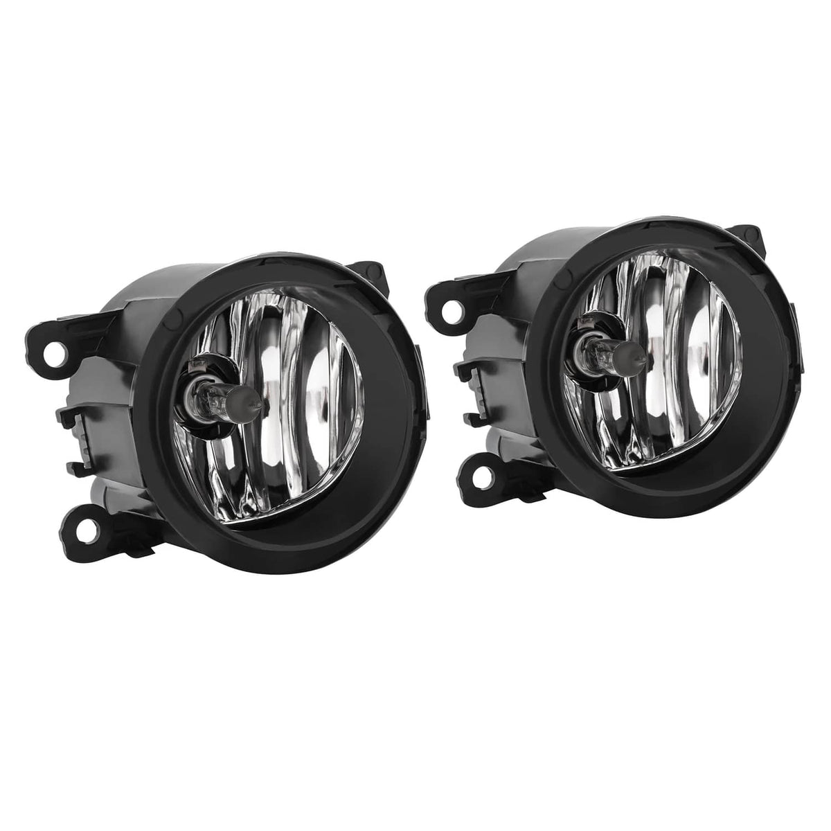 Solid Spare For Honda Pilot 2012-2015 Clear Lens Fog Lights Bumper Lamps w/Bulbs LH+RH 12-15