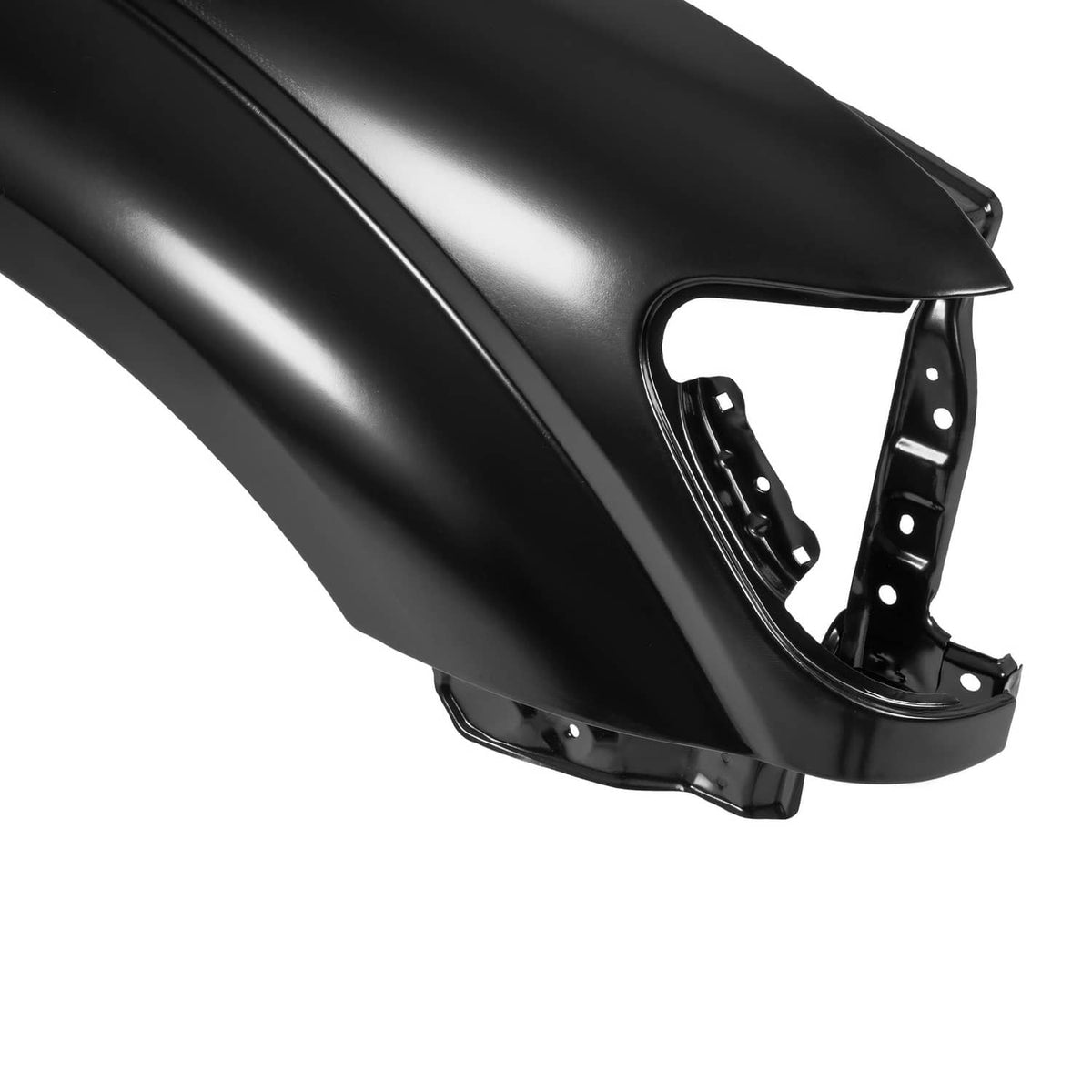 Solid Spare Front Fender For 2001-2004 Toyota Tacoma Passenger Side Black Steel TO1241180