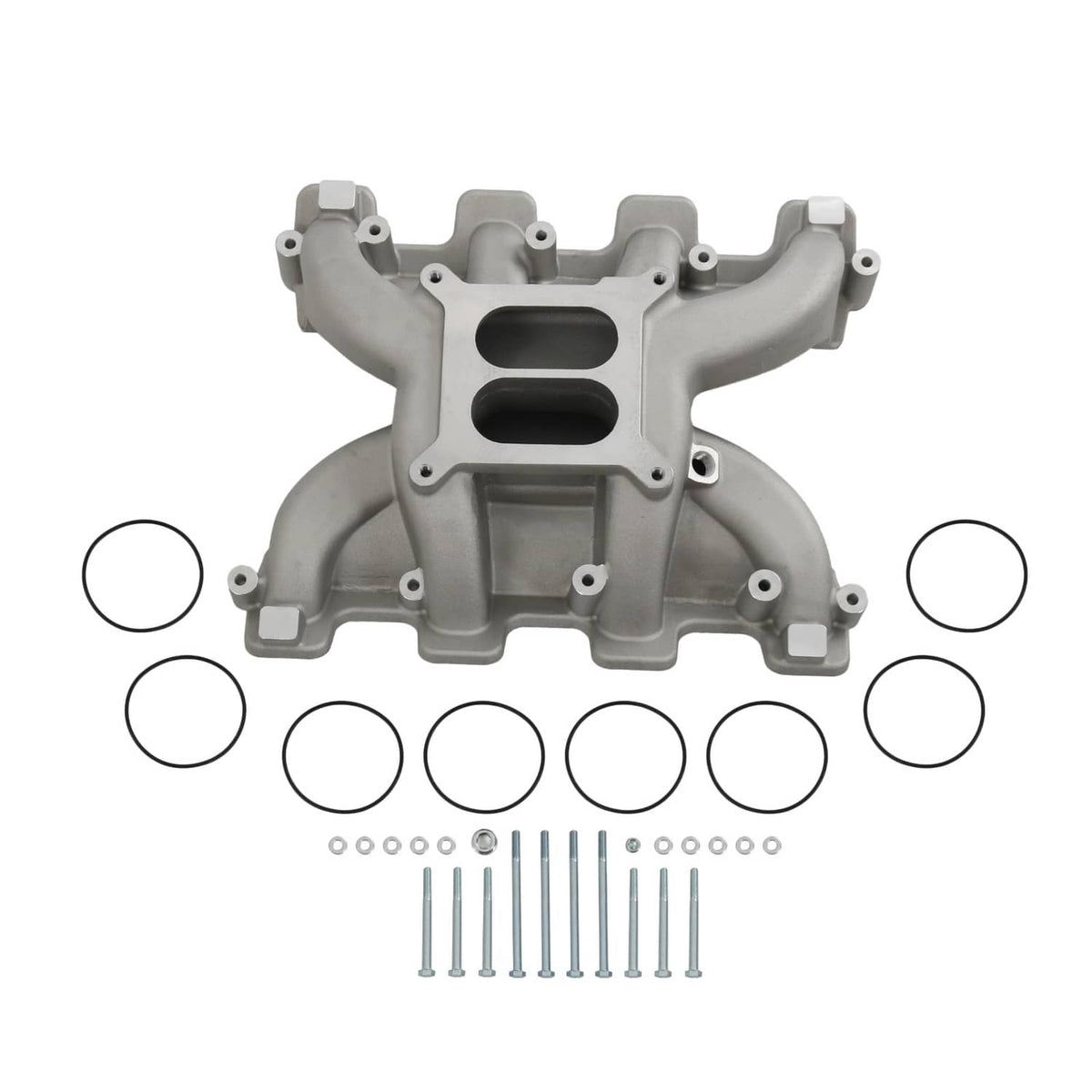 Solidspare Dual Plane Mid-Rise Intake Manifold for GM LS1 LS2 LS6 Cathedral Port 300-130