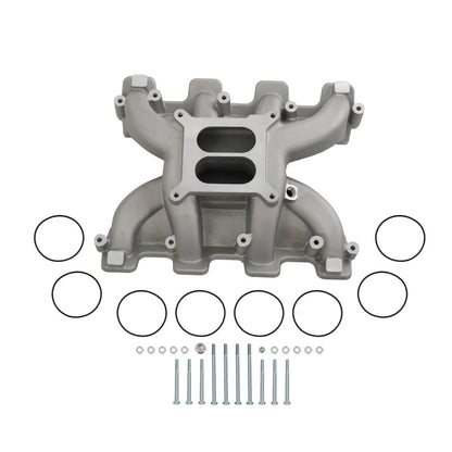 Solidspare Dual Plane Mid-Rise Intake Manifold for GM LS1 LS2 LS6 Cathedral Port 300-130