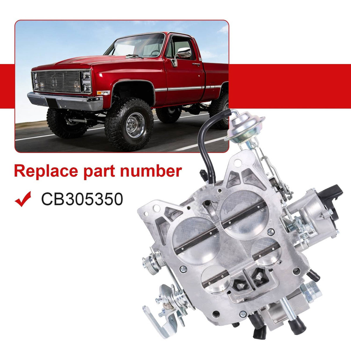Solidspare FOR 305-350 Engines 650 CFM Electric Choke ROCHESTER QUADRAJET 4 BBL CARBURETOR