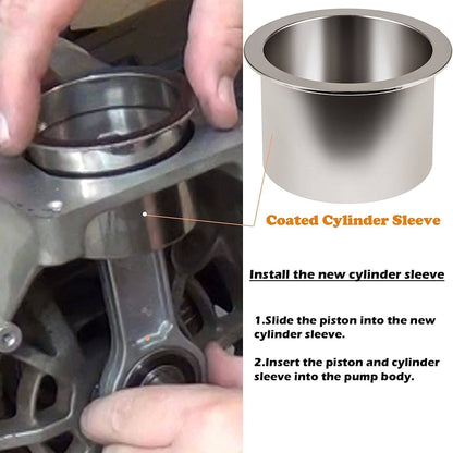 Solid Spare KK-4835 Compressor Piston Kit - Connecting Rod Replacement Kit for Oil Free Pump
