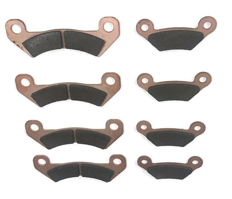 (2) Front and Rear Brake Pads for XUV 825i S4 850D 855D John Deere Diesel Gator