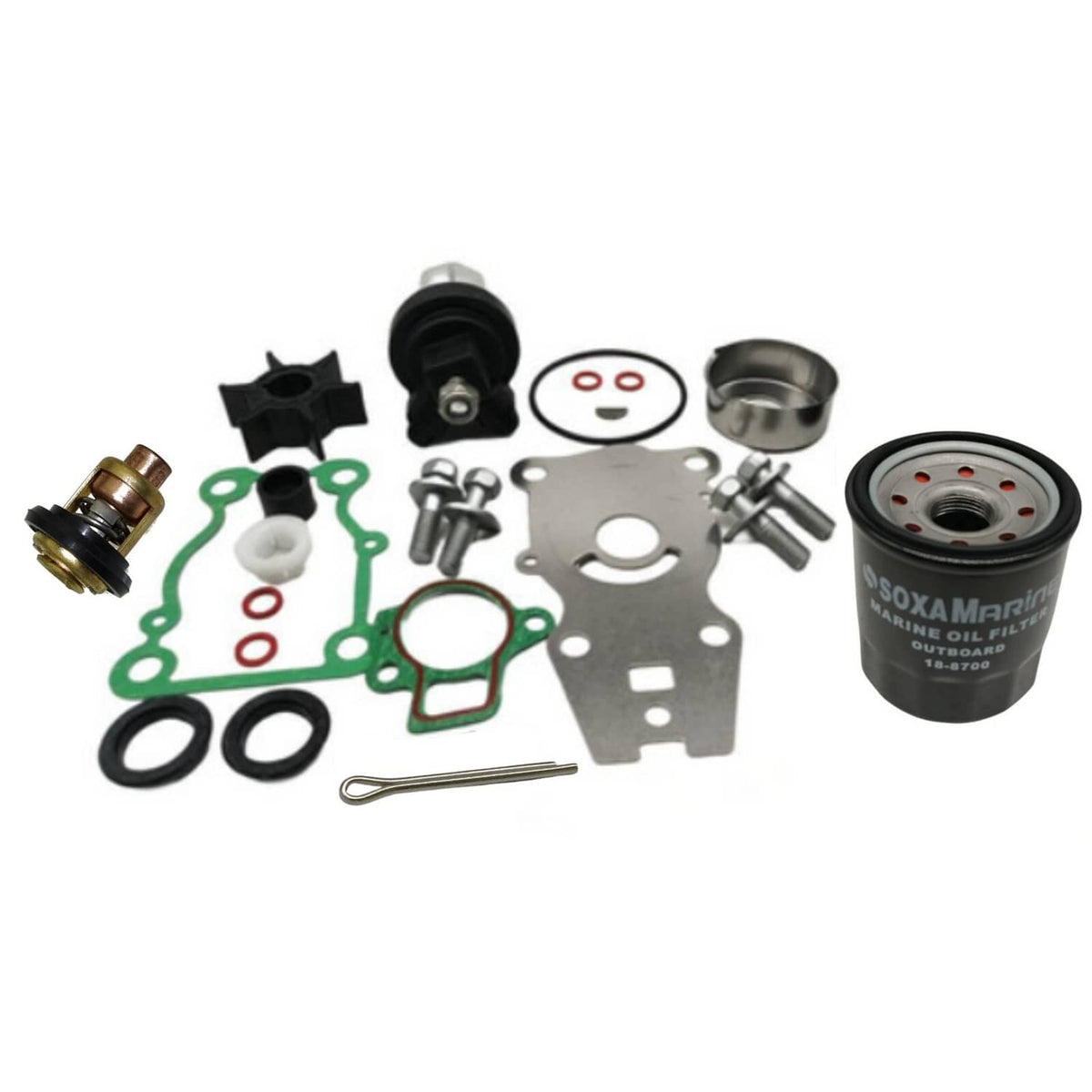 Solid Spare Maintenance Service Kit For Yamaha 4-Str F30A FT25F FT25B F40B Outboard w/Filter