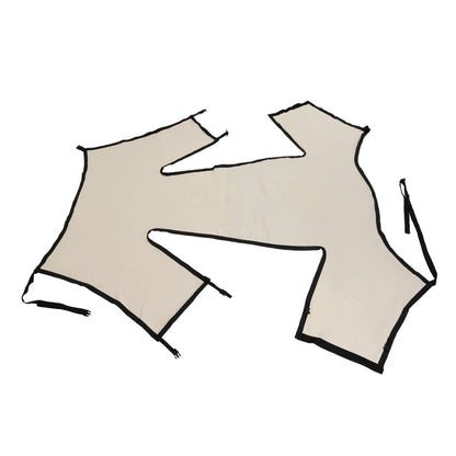 Solidspare Aircraft Cabin Cover White Windshield Cover For Cessna 150 Cessna 152 Canvas