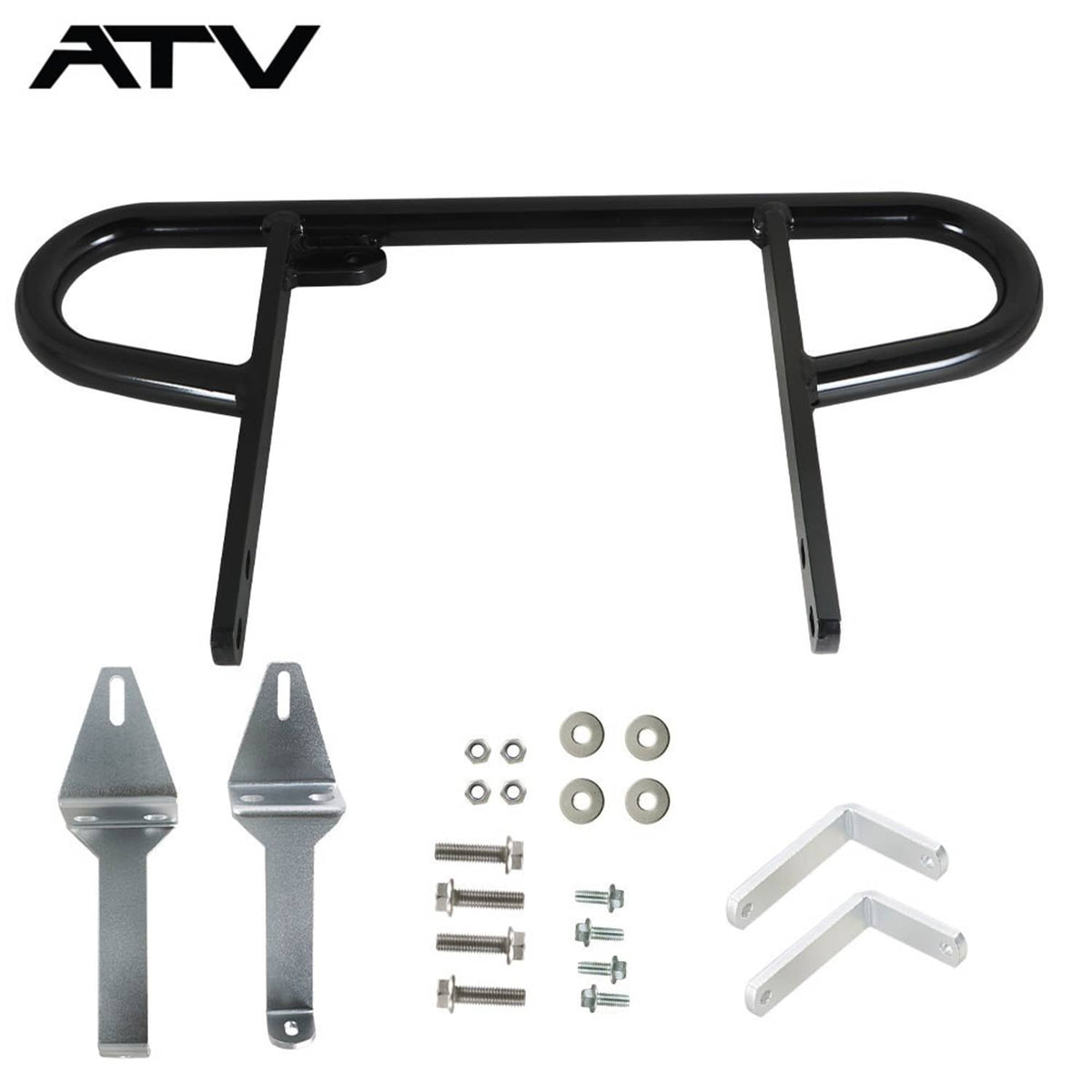 Solidspare Rear Wide Grab Bar Bumper Carrier Black For 2005 Yamaha YFZ450 199-T2-B