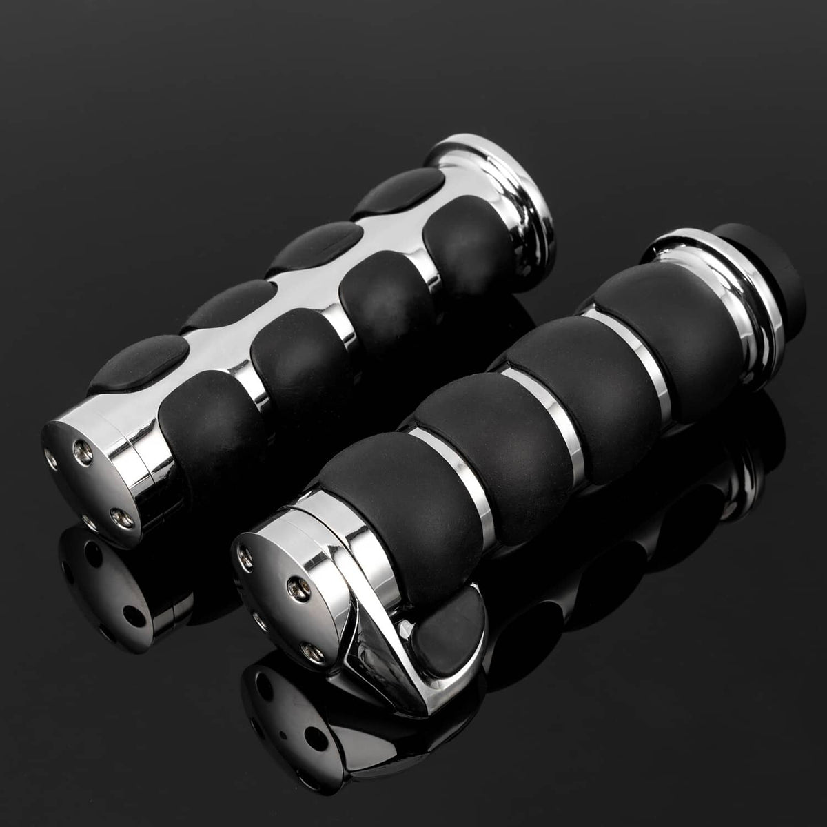 Solidspare Motorcycle 1" Handle Bar Hand Grips For Harley Softail Street Glide Road King US