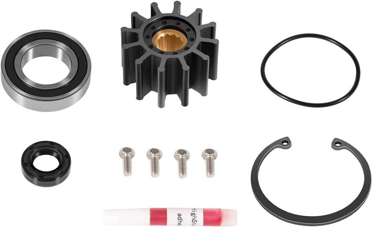 Solid Spare For Volvo Penta Raw Sea Water Pump Repair Rebuild Kit 5.0Gi 5.0GL 5.0GXi 5.0OSi
