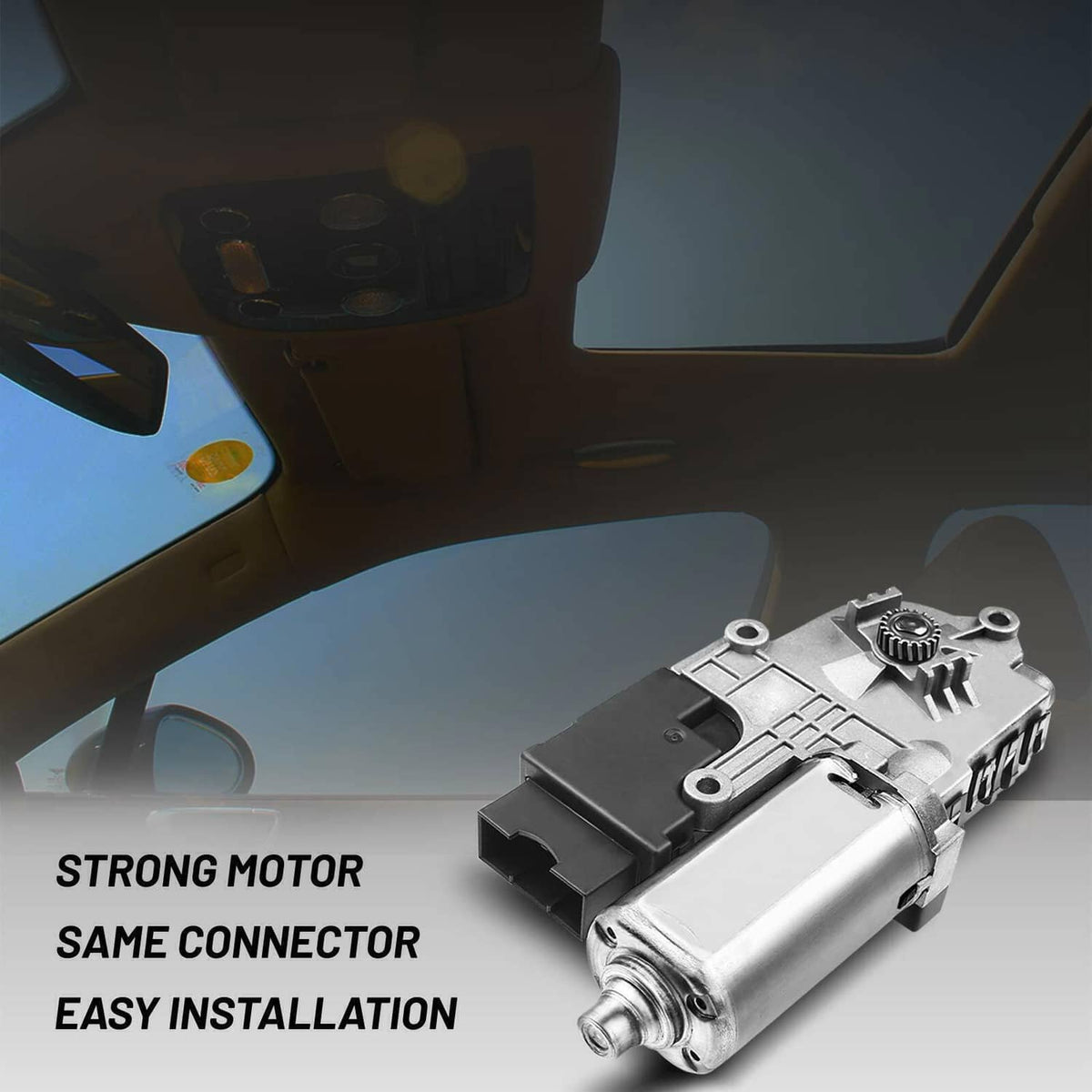 Solidspare 2Pcs Right & Left Sunroof Moon Roof Motor for Ford Explorer 2011-2017 BB5Z15790A