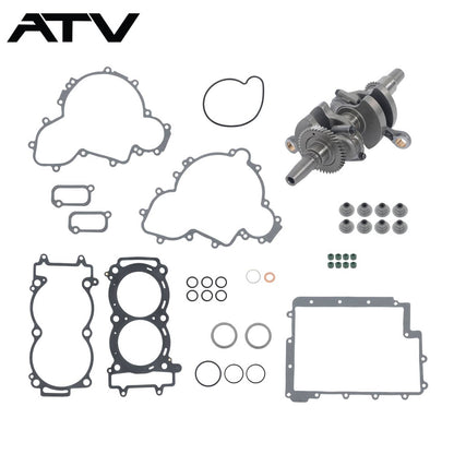 Solidspare For Ranger XP 900 13-16 Polaris Crankshaft Gaskets Seals End Rebuild Kit HR00119