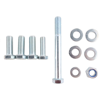 Solidspare 2 Bolt Engine Motor Mount Kit For 1996-00 Civic EK B16 B20 D16 B D Chrome Billet
