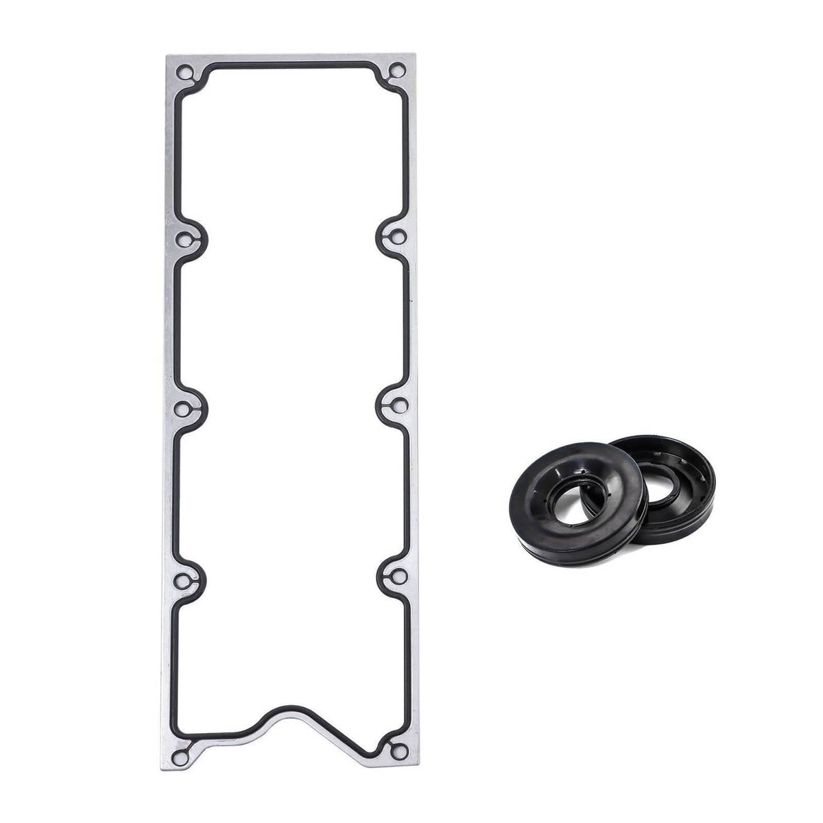 Solidspare For LS LS1 LS2 5.3L 6.0L Gen Knock Sensor Valley Pan Gasket Seal 3 Cover Plate